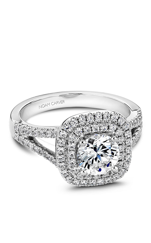 Noam Carver Halo Engagement Ring B035-01A Noam Carver Halo Engagement Ring B035-01A