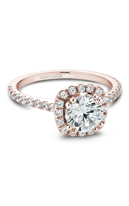 Noam Carver Halo Engagement Ring B007-02RA Noam Carver Halo Engagement Ring B007-02RA