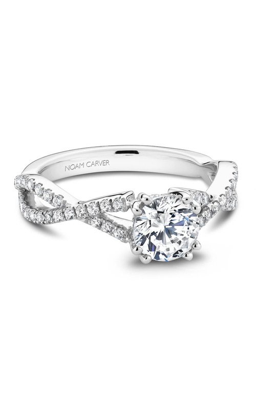 Noam Carver Engagement Ring Twist Band B004-03A