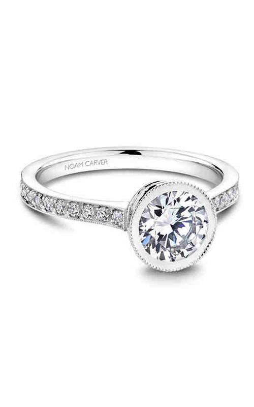 Noam Carver Engagement Ring Bezel B025-02A