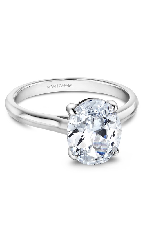 Noam Carver  Solitaire Oval Engagement Ring B353-03A