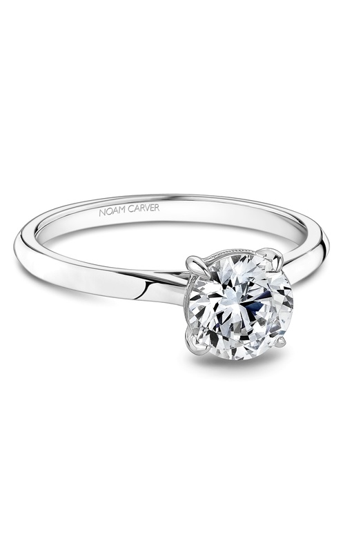 Noam Carver  Solitaire Round Engagement Ring B523-01A