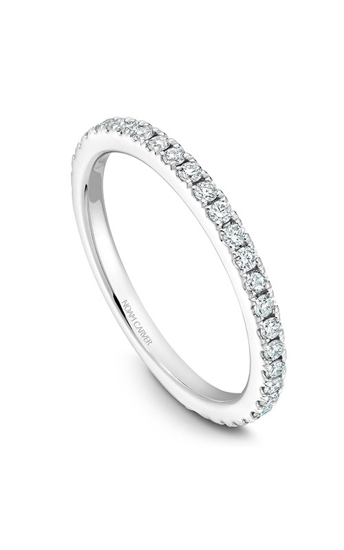 Noam Carver Stackables  14K White Gold Wedding Band STA2-1W-D