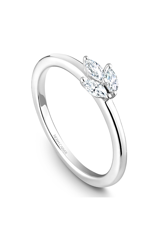 Noam Carver Stackables  14K White Gold Wedding Band STB26-1W