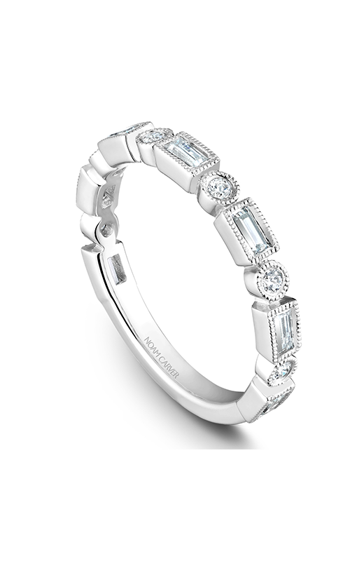 Noam Carver Stackables  14K White Gold Wedding Band STB30-1W