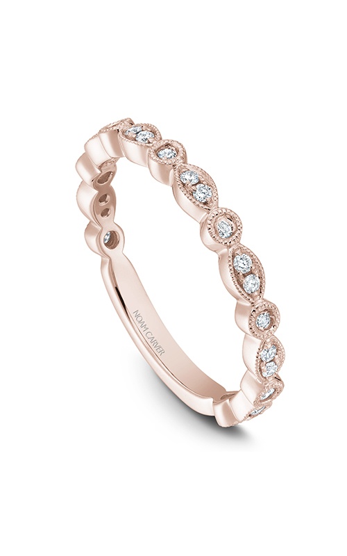 Noam Carver Stackables  14K Rose Gold Wedding Band STB4-1R