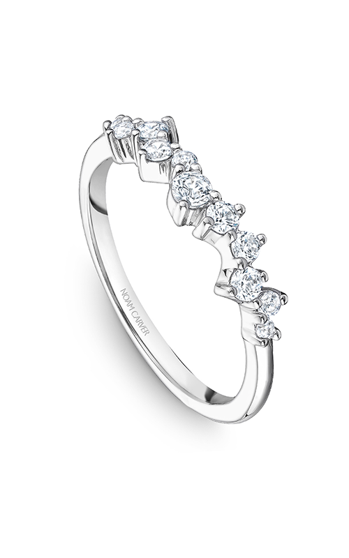 Noam Carver Stackables  18K White Gold Wedding Band STA24-1W