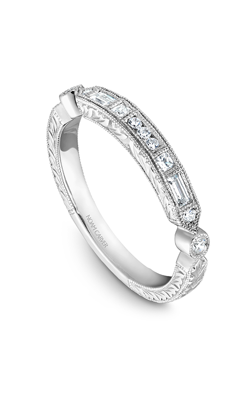 Noam Carver Stackables  18K White Gold Wedding Band STC1-4E