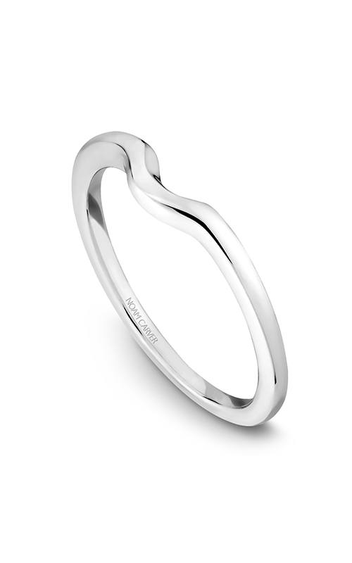 Noam Carver Stackables  18K White Gold Wedding Band STE1-2