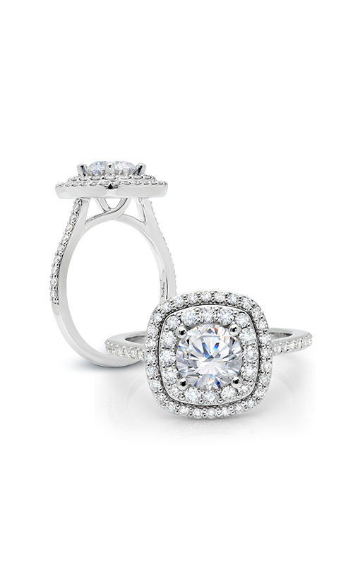Peter Storm Diverse Halo Engagement Ring WS314_4DiaW