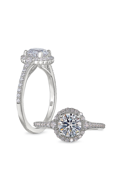 Peter Storm Diverse Halo Engagement Ring WS489_4DiaW