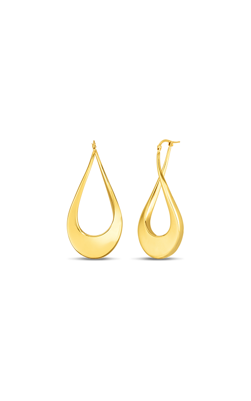 Roberto Coin Perfect Gold Hoops Earrings 674567AYER00