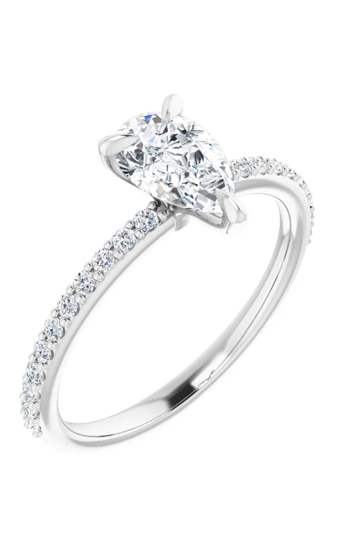 Sharif Essentials Collection Accented Engagement Ring 122790