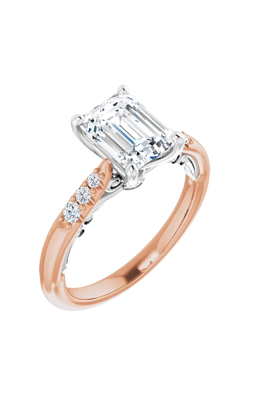 Sharif Essentials Collection Accented Engagement Ring 123765