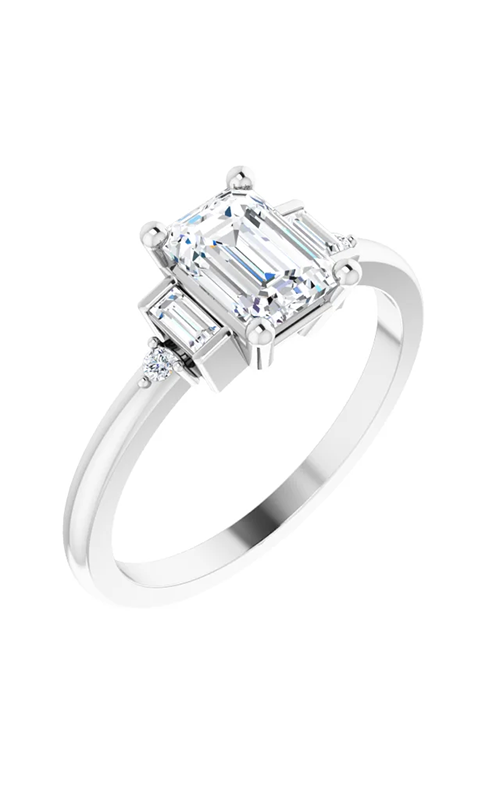 Sharif Essentials Collection Accented Engagement Ring 124622