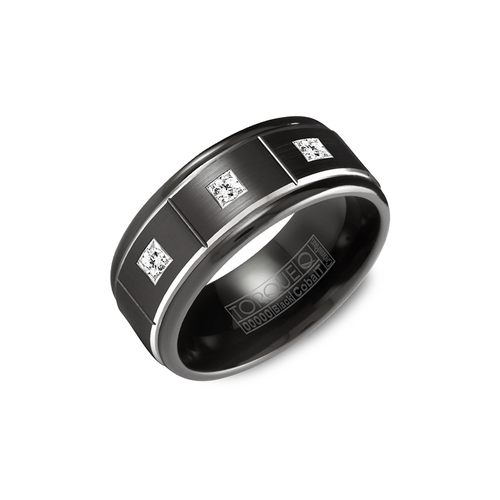 Torque Black Cobalt Wedding Band CBB-2132