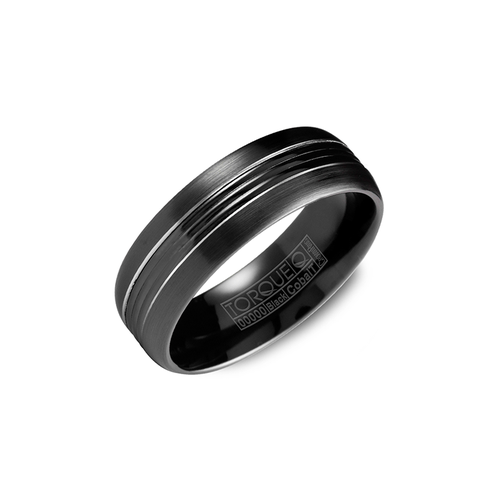 Torque Black Cobalt Wedding Band CBB-7029