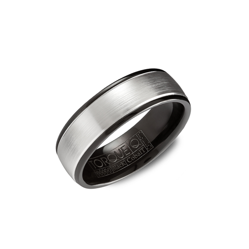 Torque Black Cobalt Wedding Band CBB-7034