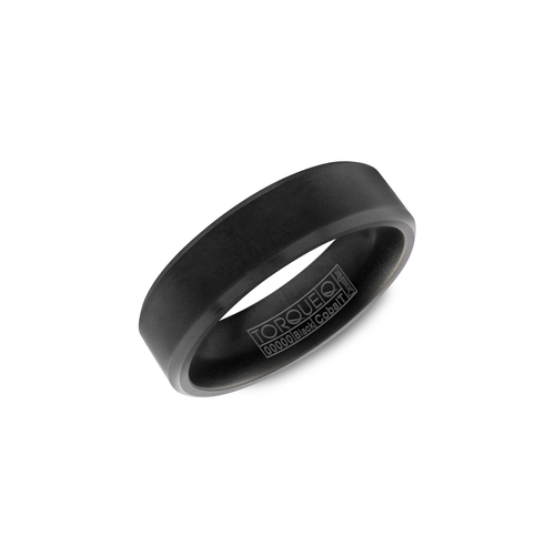 Torque Black Cobalt Wedding Band CBB-0019