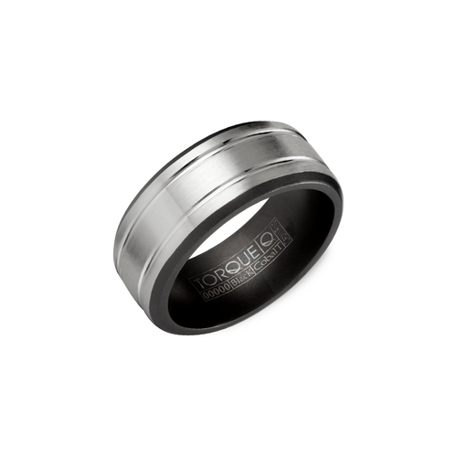 Torque Black Cobalt Wedding Band CBB-7011
