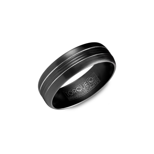 Torque Black Cobalt Wedding Band CBB-7036
