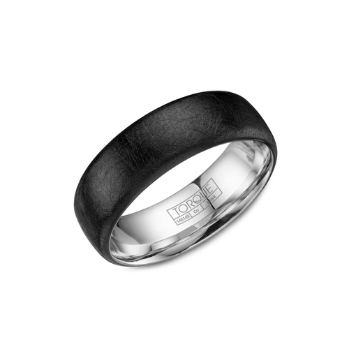 Torque Black Cobalt Wedding Band CBB-7002