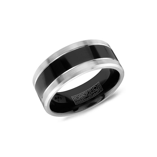 Torque Black Cobalt Wedding Band CBB-7010