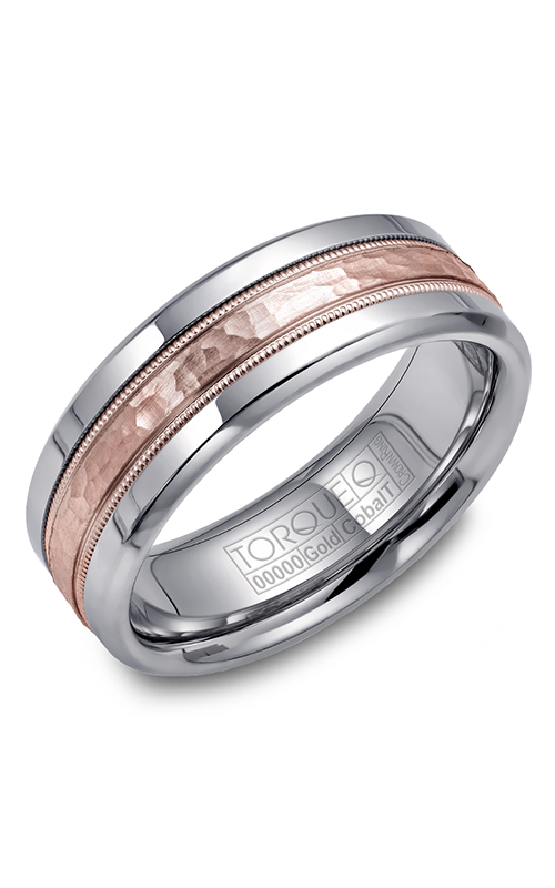Torque Wedding Band Cobalt and Gold CW003MR75
