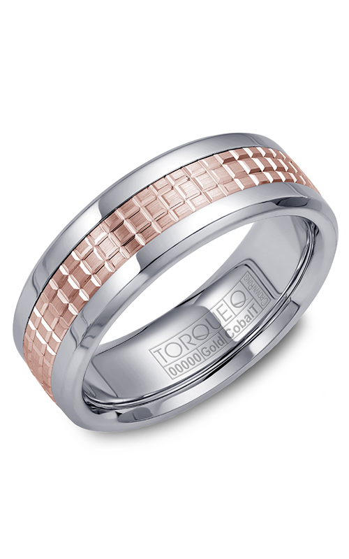Torque Wedding Band Cobalt and Gold CW009MR75