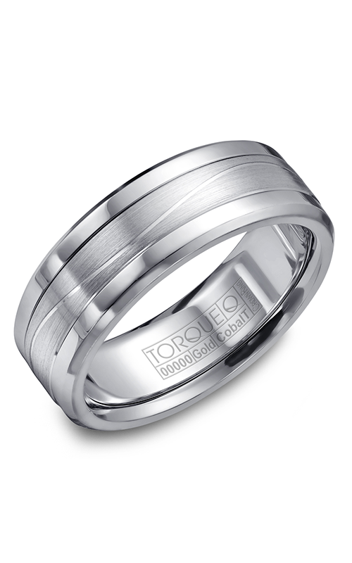 Torque Wedding Band Cobalt and Gold CW014MW75