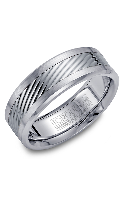 Torque Wedding Band Cobalt and Gold CW015MW75