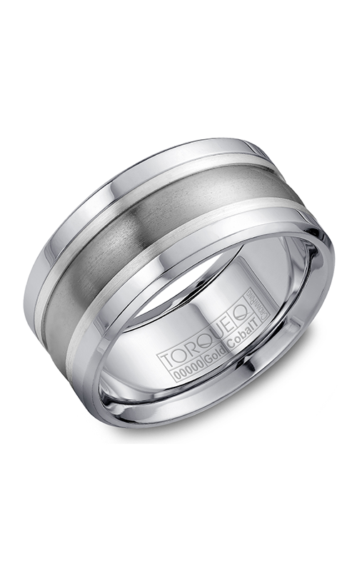 Torque Wedding Band Cobalt and Gold CW026ST105