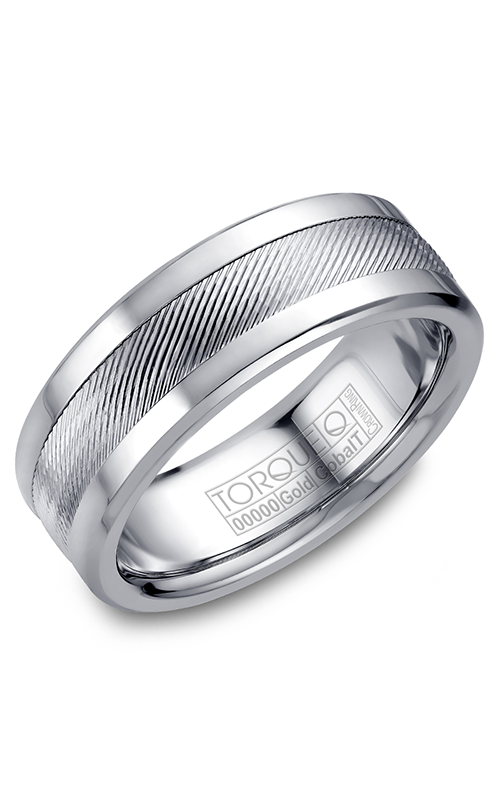 Torque Cobalt and Gold Wedding Band CW044MW75