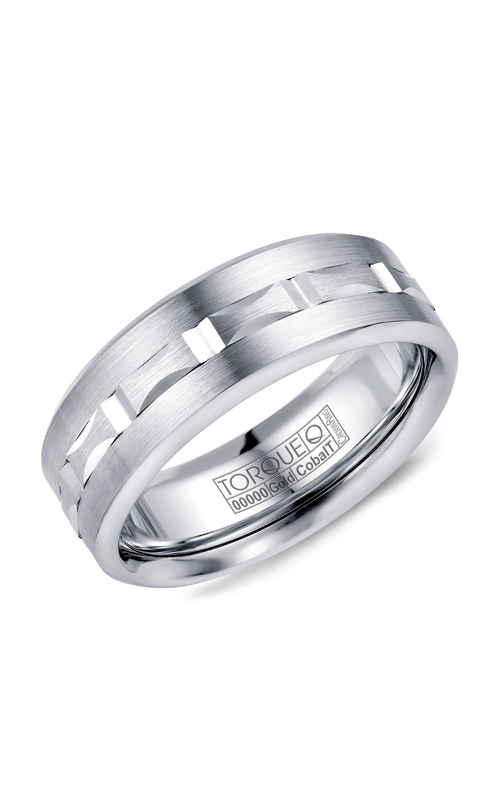Torque Wedding Band Cobalt and Gold CW104MW75