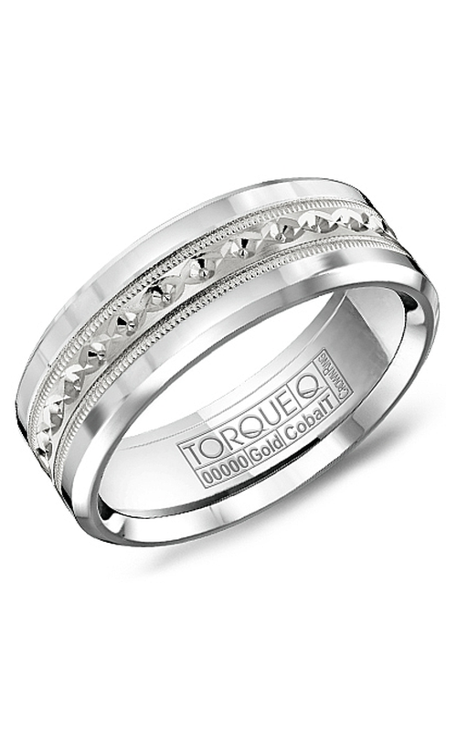 Torque Cobalt and Gold Wedding Band CW016MW75