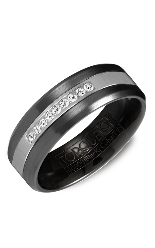 Torque Wedding Band Black Cobalt CBB-2131