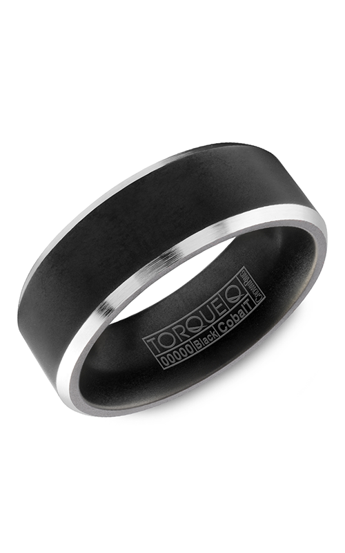 Torque Wedding Band Black Cobalt CBB-7003