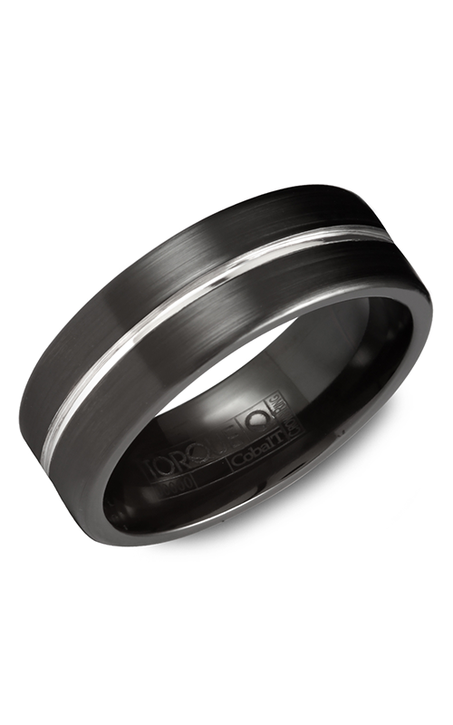 Torque Wedding Band Black Cobalt CBB-7014