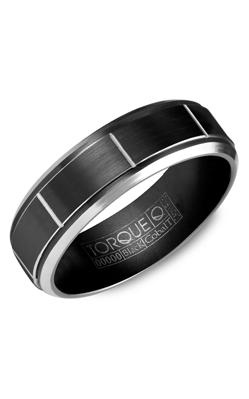 Torque Wedding Band Black Cobalt CBB-7035