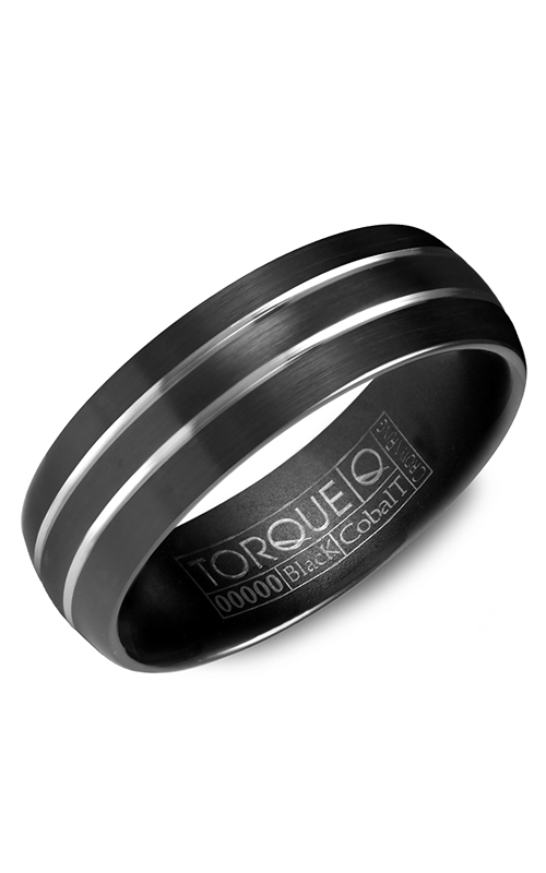 Torque Wedding Band Black Cobalt CBB-7037