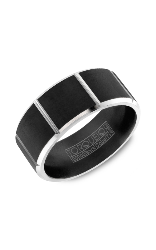Torque Wedding Band Black Cobalt CBB-0008