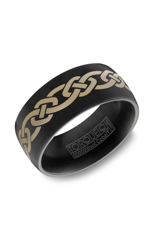 Torque Wedding Band Black Cobalt CBB-0010