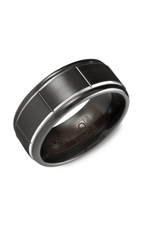 Torque Wedding Band Black Cobalt CBB-2031