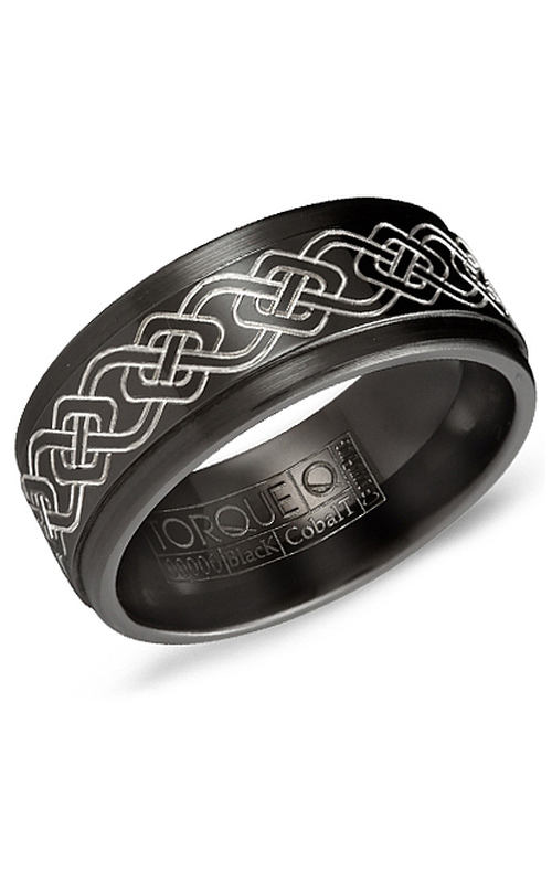 Torque Wedding Band Black Cobalt CBB-0023