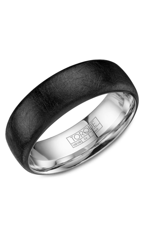 Torque Wedding Band Black Cobalt CBB-7002