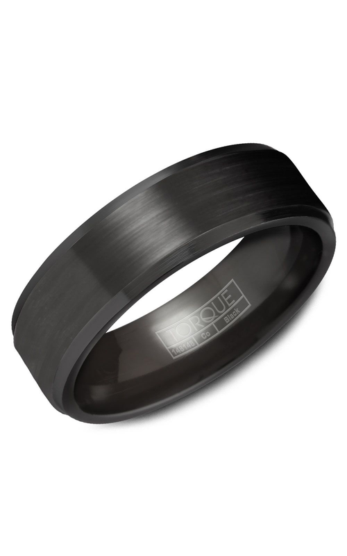 Torque Wedding Band Black Cobalt CBB-7020