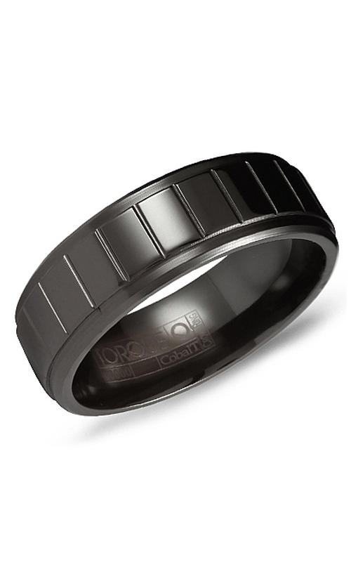 Torque Wedding Band Black Cobalt CBB-7025