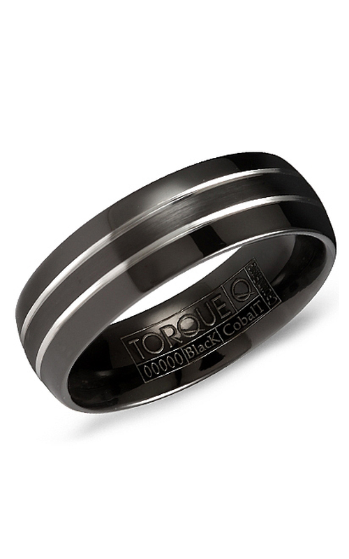 Torque Wedding Band Black Cobalt CBB-7033