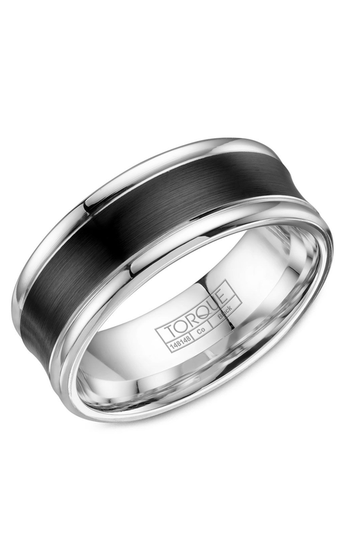Torque Wedding Band Black Cobalt CBB-8000
