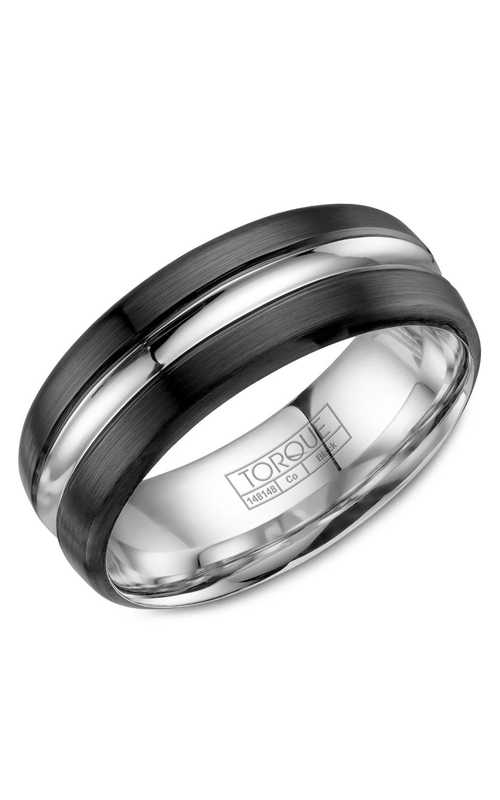 Torque Wedding Band Black Cobalt CBB-8002